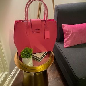 New Sassy Jones “Reia” Tote w/ Rainbow Zipper (HSN Edition)